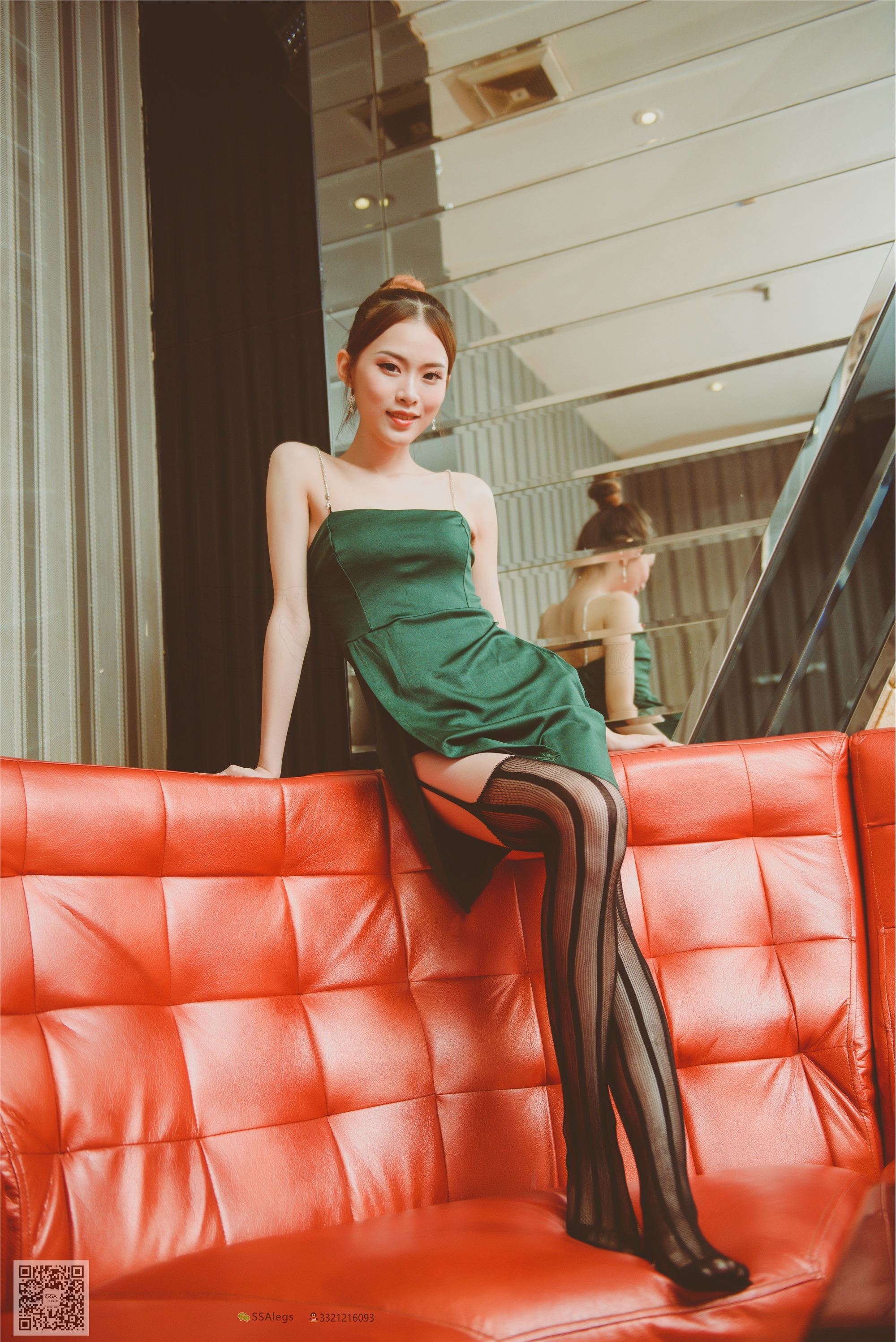 SSA丝社 NO.019 琪琪 KTV骨感网袜美女